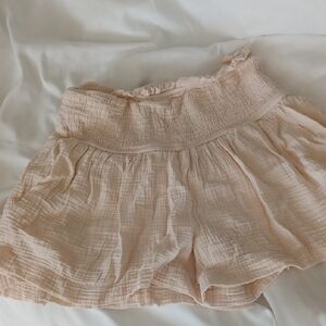 Women's Cream Shorts